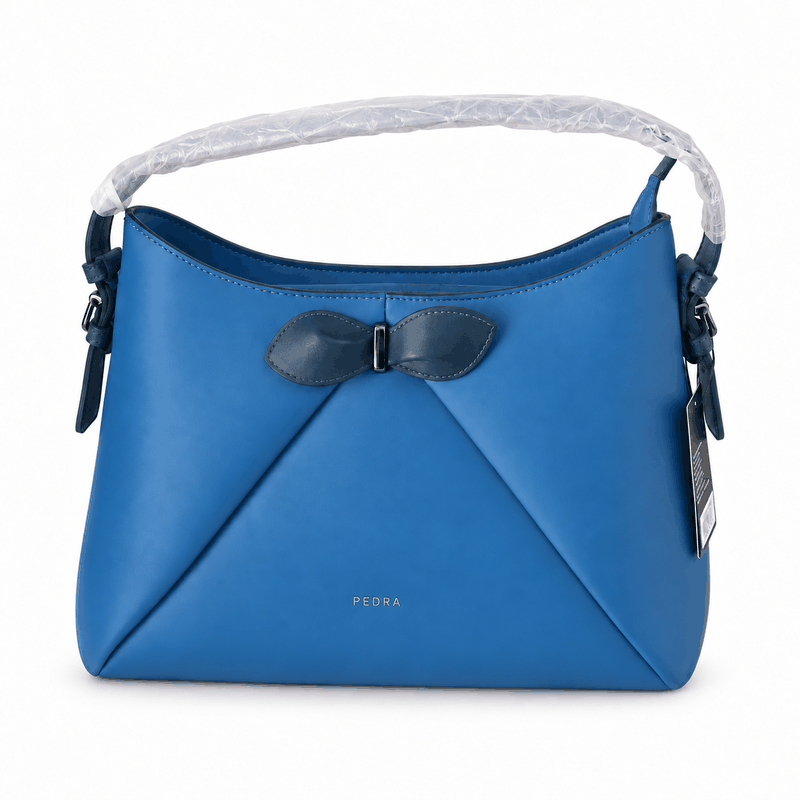 Sac bleu à rabat PEDRA pour femme, référence A001