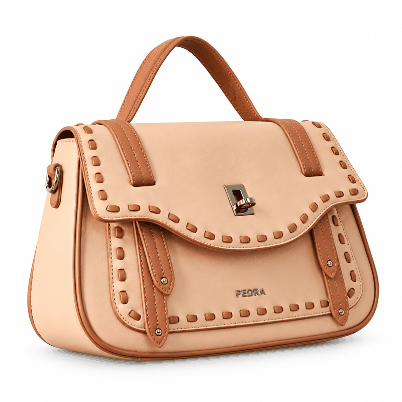 Sac rosé à clous, référence A024