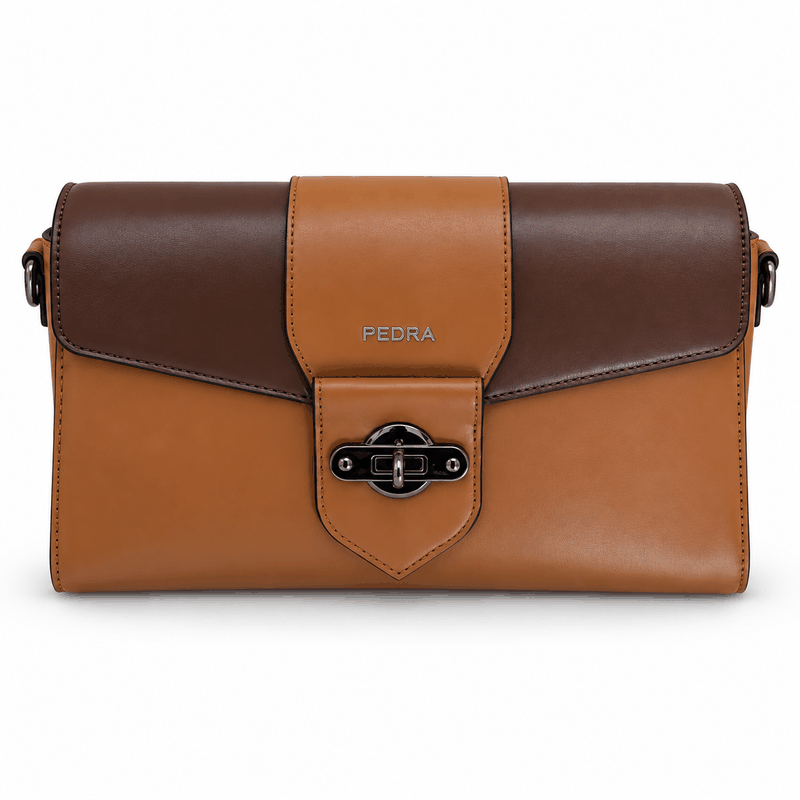 Sac bicolore camel, référence A081
