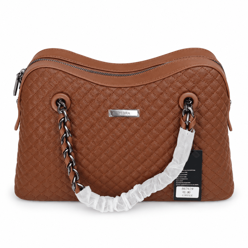 Sac matelassé camel, référence A092